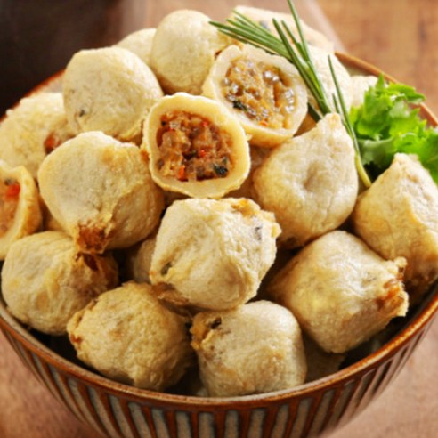 부산어묵 속이 꽉 찬 만두속 어묵볼, 200g, 3개