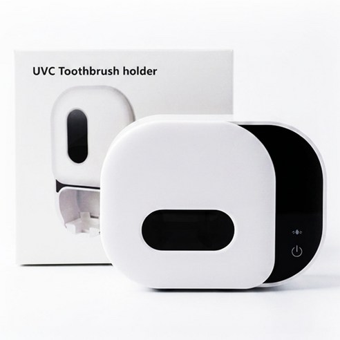 구강건강연구소 가정용 휴대용 UVC-LED 칫솔살균기, 화이트, STB-705