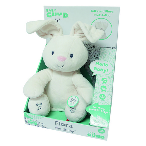G6052939 작동완구 노래하는 까꿍 토끼 L트레이 30cm 건전지AAx3, 1개, 코끼리