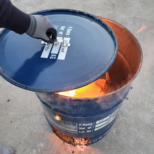 튼튼함, 다재다능함, 합리적인 가격을 갖춘 100L 폐드럼통 소각통