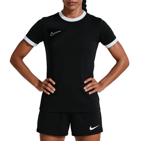 나이키 W DRI-FIT ACADEMY PARK S/S 여성용 헬스 운동 러닝 반팔 반바지 트레이닝 운동복 상하의 세트