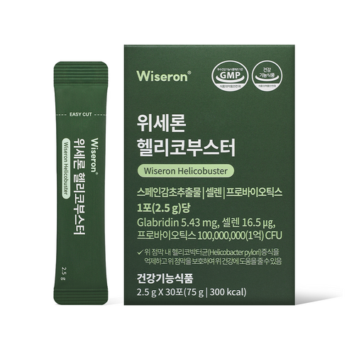 위세론 헬리코부스터, 1개, 75g
