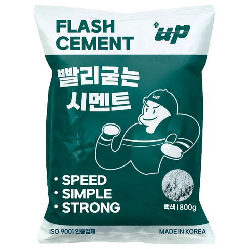 유피 빨리굳는 시멘트 백시멘트 방수 800g, 1개
