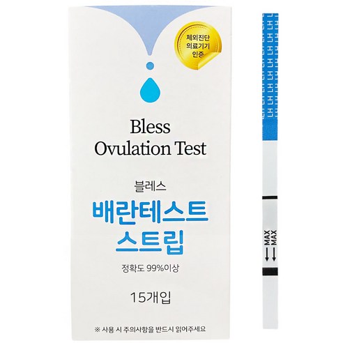 국내기술 국내제조 배란테스트기 블레스(BLESS), 1개, 15개입