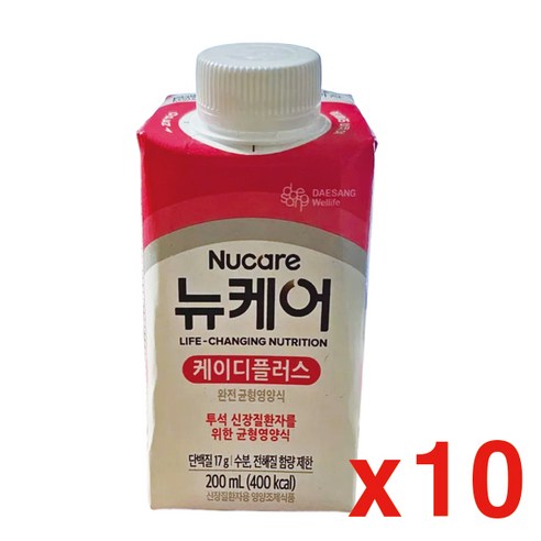 뉴케어 케이디플러스 투석 신장질환 영양식 200ml, 10개 솔직 후기 | 실사용자 리뷰 분석 썸네일