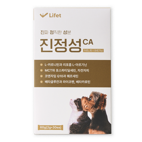 진정성 CA 당뇨 다이어트 영양제 강아지 고양이 카르니틴 아르기닌 혈당 체중 조절 비만, 1개, 체중 관리, 30회분