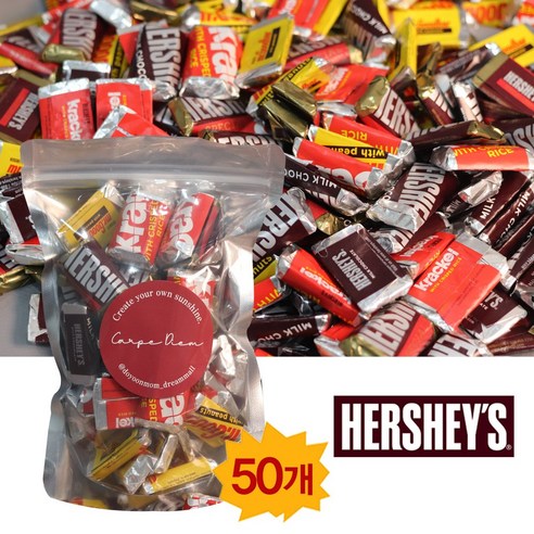 미국 허쉬미니어처 초콜릿, 430g, 1개