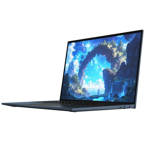 JUMPER 노트북 16인치 화면 대형 SSD 사무용 WIN11 home, MAX61602, 12GB, 384GB, 블루