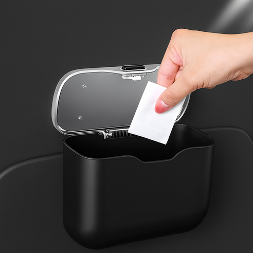 차량 실내 정리 다용도 깔끔 수납 겸용 미니 휴지통 실사용 후기 | 효과 있을까? - 상품 이미지 2