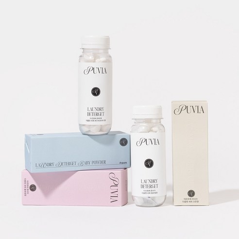 아르퓨레 퓨비아 타블렛 세탁세제 플로럴향, 60개입, 1세트