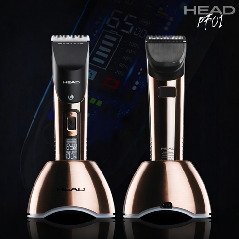 HEAD 아름다움의시작 헤드 PF01 유무선겸용 전문가용 바리깡 전동 트리머 헤어 이발기 수염 구렛나루 라인정리 저소음, HEAD-PF01