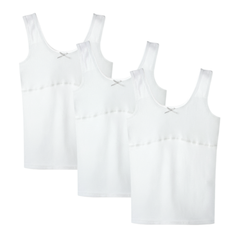 바디스윗 주니어 코튼 여아 브라 런닝 3종 세트