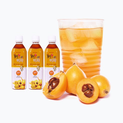 황금과비파 원액음료 3병 선물세트 500ml 비파과실원액
