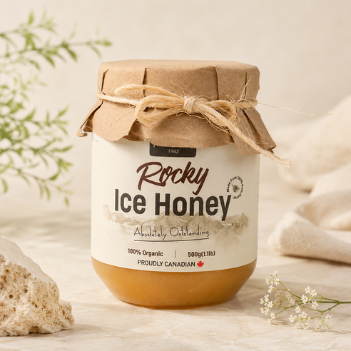 캐나다 석청꿀 록키 허니 벌꿀 500g Northwest Rocky Ice Honey, 500g, 1개 - 꿀