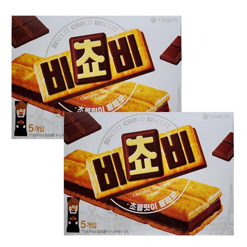 오리온 비쵸비 비스켓, 125g, 2개