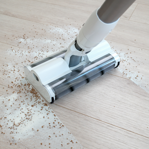 한경희생활과학 파워슬림 글라이드 무선 진공청소기 HTVC-3000 후기 분석 - 헤드 유연성 상세