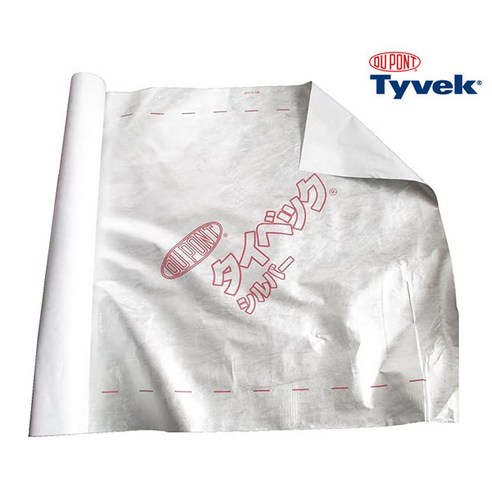 듀폰 타이벡 투습성 방수 차열 시트 원단 소프트 아사이듀폰정품 (210x100) [Tyvek Silver-2.1], 1개