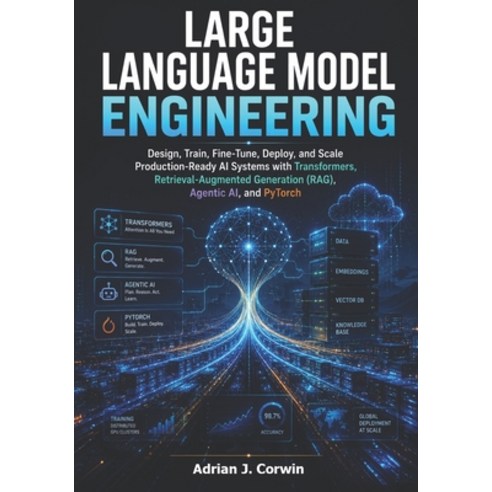 (영문도서)Large Language Model Engineering: Design Train Fine-Tune Deploy and Scale Pr... Paperback, Independently Published, English, 9798188843397