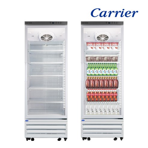 캐리어 냉동 쇼케이스 밀키트 다목적 수직냉동고 간냉식 블랙 화이트 개봉기 | 실사용 후기 - 상품 이미지 2