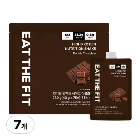 델리스푼 잇더핏 단백질 쉐이크 40g, 7개 맛있게 먹은 솔직 후기 - 상품 이미지 1