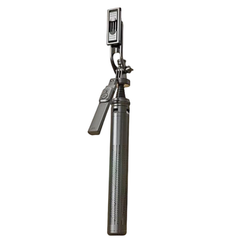 TOKQI 스마트폰 블루투스 셀카봉 겸 삼각대 C18, 1개, 블랙