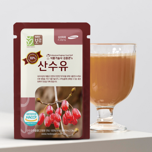 네오보감 식품기술사 김종관's 100% 전남 구례산 햇 산수유즙 실사용 후기 | 효과 있을까? - 상품 이미지 2