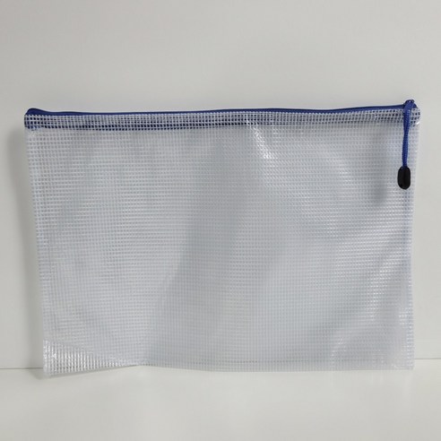 PVC A4 지퍼 투명 파우치 사무용 파일, 12개