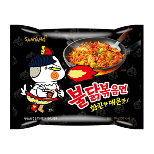 불닭볶음면 140g, 1개