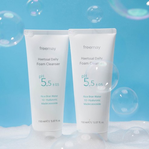 프리메이 피지 98%개선 임상 햇쌀 데일리 약산성 클렌징 폼 이미지 2