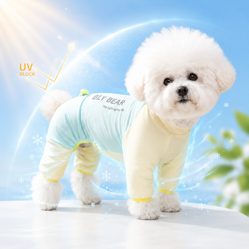 강아지 쿨링 여름옷 자외선 차단 기능성 쿨소재