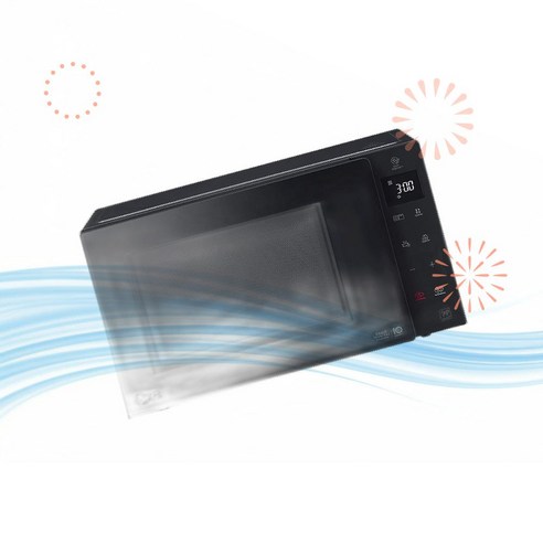 LG 전자레인지 네오쉐프 카운터탑 23L 1150W 블랙 결합 - M7