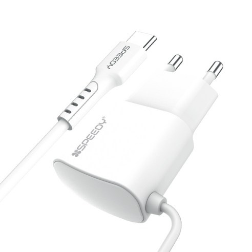 스피디 5V 1A 저속 USB 충전기 케이블 일체형 어댑터 군부대 군인