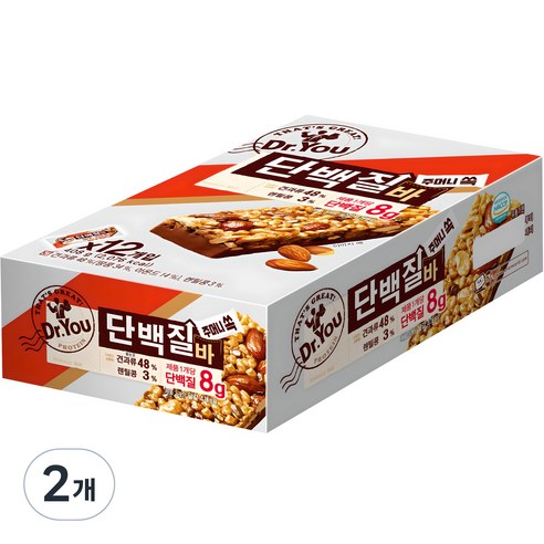 닥터유 주머니쏙 단백질바 34g, 24개 맛있게 먹은 솔직 후기 - 상품 이미지 1