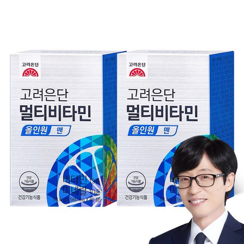 고려은단 멀티비타민 올인원 맨, 60정, 2개