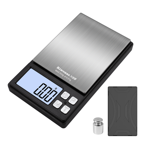 Riwonas 전자저울 0.01g 초정밀 저울 금저울 귀금속 포켓저울 500g 휴대용, 1세트, 500g/0.01g 1세트, 500g/0.01g