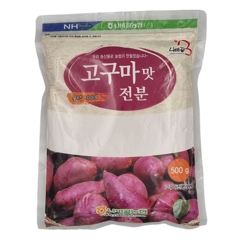 [농협] 함평 나비골농협 국산 고구마 전분, 500g, 1개