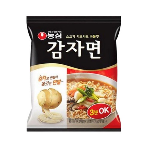 농심 감자면 117g 10개