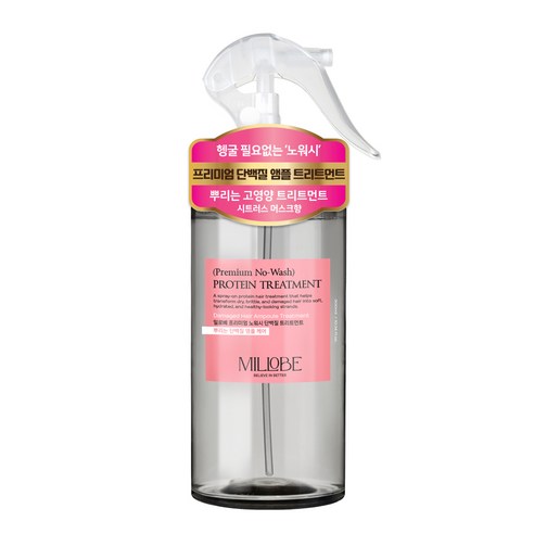 밀로베 프리미엄 노워시 단백질 트리트먼트, 300ml, 1개