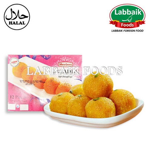 MEZBAN MOTICHOOR LADDU 모티츄르 라두 720G 1개(indian traditional sweet), 720g, 1개