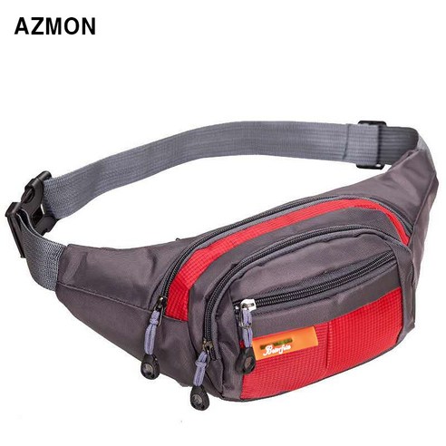 AZMON 멀티 포켓 미니 힙색가방 다용도 방수 크로스백 35cm x 14cm x 15cm 남여공용 2.5L - 힙색/슬링백 | 쿠팡