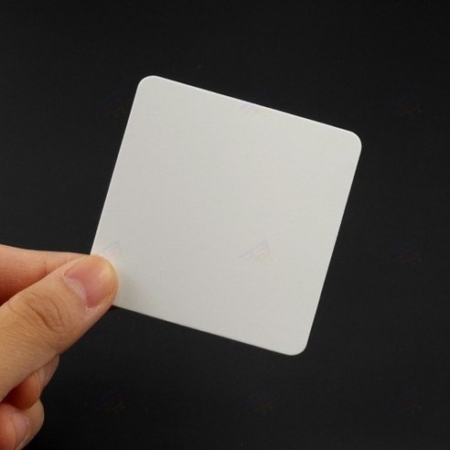 시향 카드 정사각 60x60 mm 베이지 시향지 순면 두께 0.4 조향 키트 향수 테스트