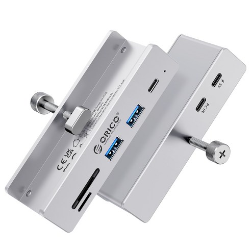 오리코 6 in 1 C타입 USB 3.2 10Gbps SD/TF DIY 설치 알루미늄 멀티허브 MH5PC
