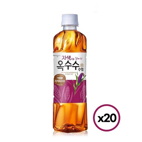 웅진 자색으로 잘빠진 옥수수수염차, 500ml, 20개