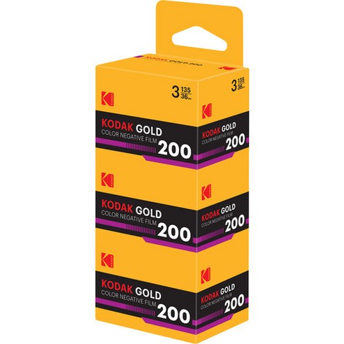 35mm 필름카메라 컬러필름, 코닥 이스트만 골드 200/36 멀티팩 (3롤), 1개