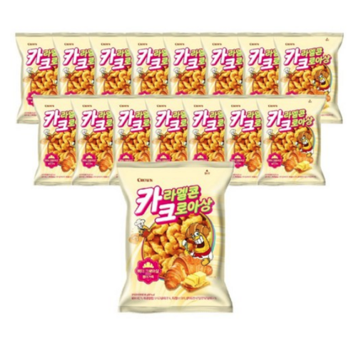 크라운)카라멜콘크로아상, 60g, 12개