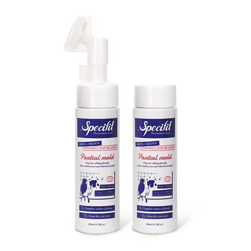 스페시핏 실내전용 곰팡이 제거제 브러쉬 일체형, 2개, 180ml