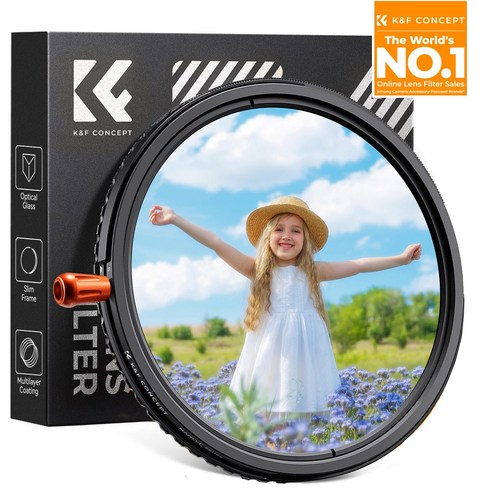 K&F 77mm ND2-32&CPL&Black Mist 1/4 ( 3 in 1 ) 가변 ND2-32+원형 편광 CPL+블랙 미스트 1/4 Nano-C Lens Filter, 1개