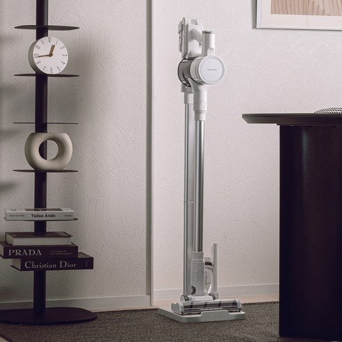 BLDC 모터 청소기의 강력한 흡입력을 보여주는 이미지