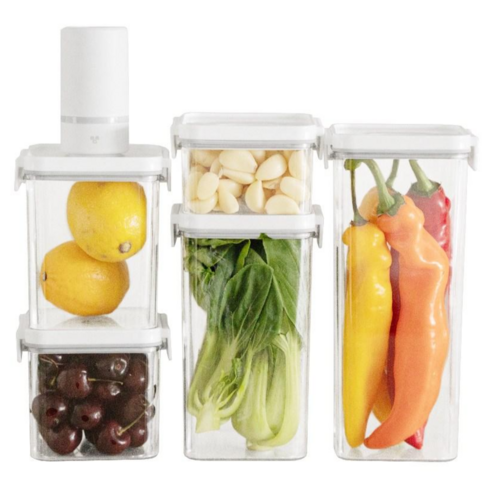 88그로스 진공 밀폐용기 5종 세트 + 전동펌프 실사용 후기 | 효과 있을까? - 상품 이미지 1