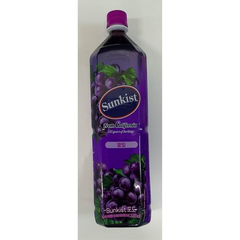 썬키스트 포도주스, 1.5L, 6개